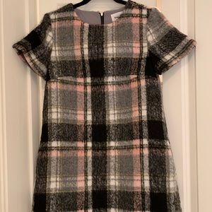 Anthropologie wool dress.Brand: Line & Dot. Size:XS Zipper/dress great condition